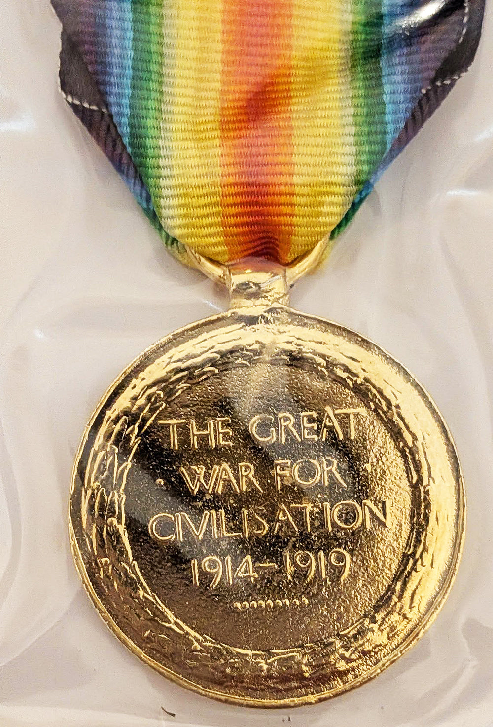 British Replica Repro Victory Medal WW1 Great War World War One Ypres Somme New