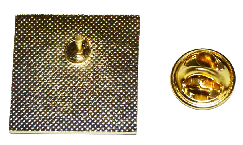 American Civil War Confederate Square Flag Lapel Pin Badge