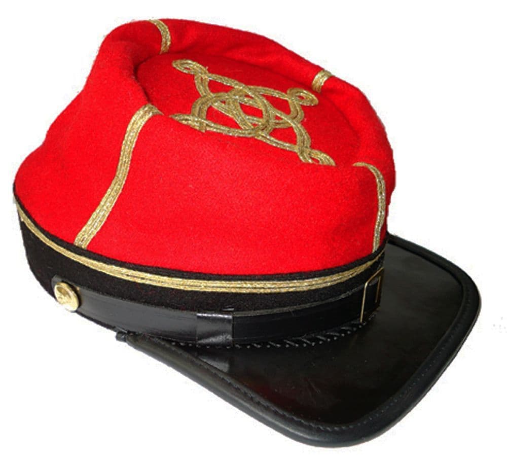 American Civil War Confederate Artillery Officers Captains Kepi Hat Cap