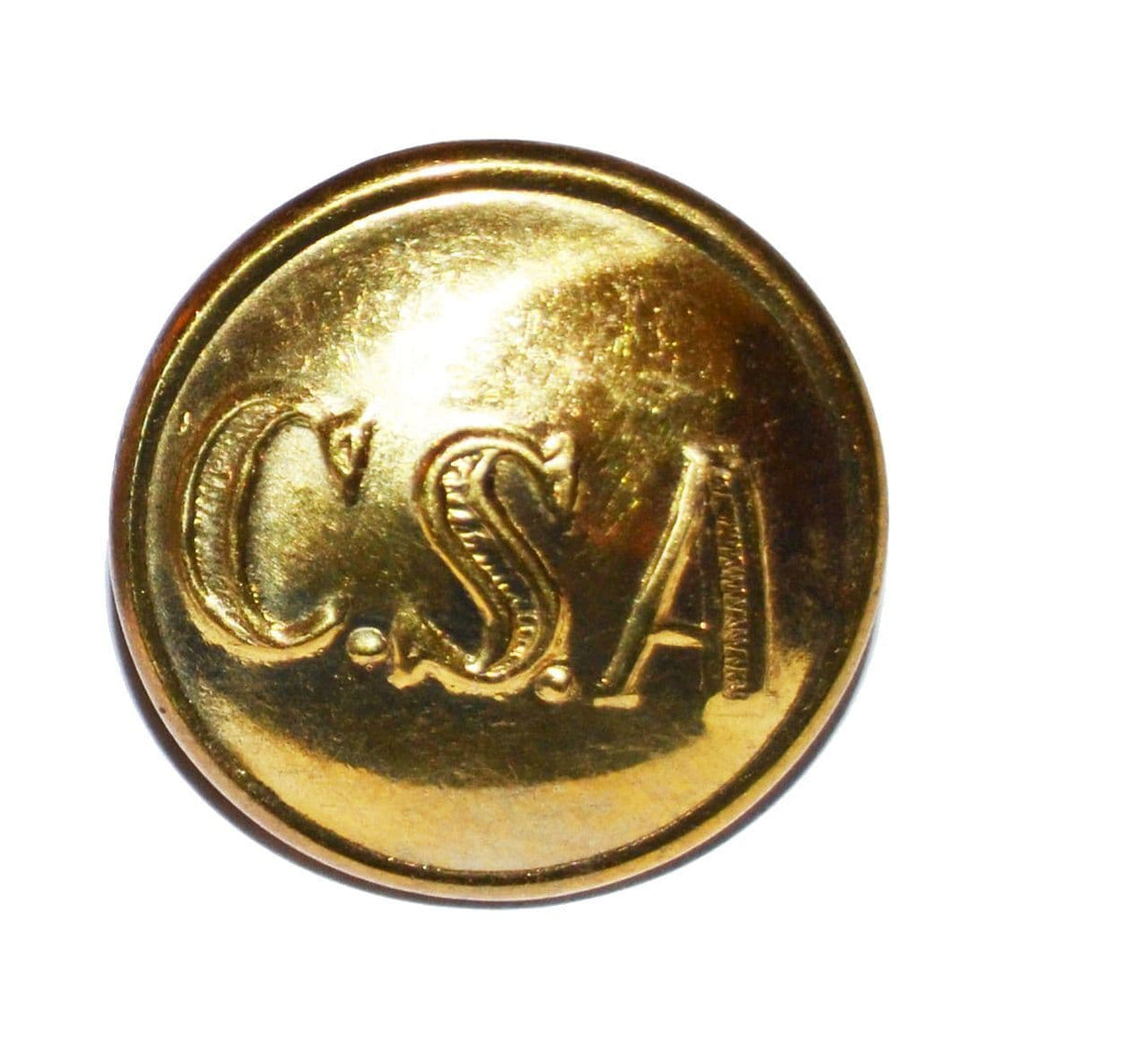 Confederate Cuff & Jacket Buttons, CSA Virginia & Texas Designs New