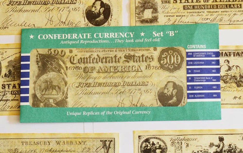 Replica Reproduction Confederate Currency Money Banknotes Sets A