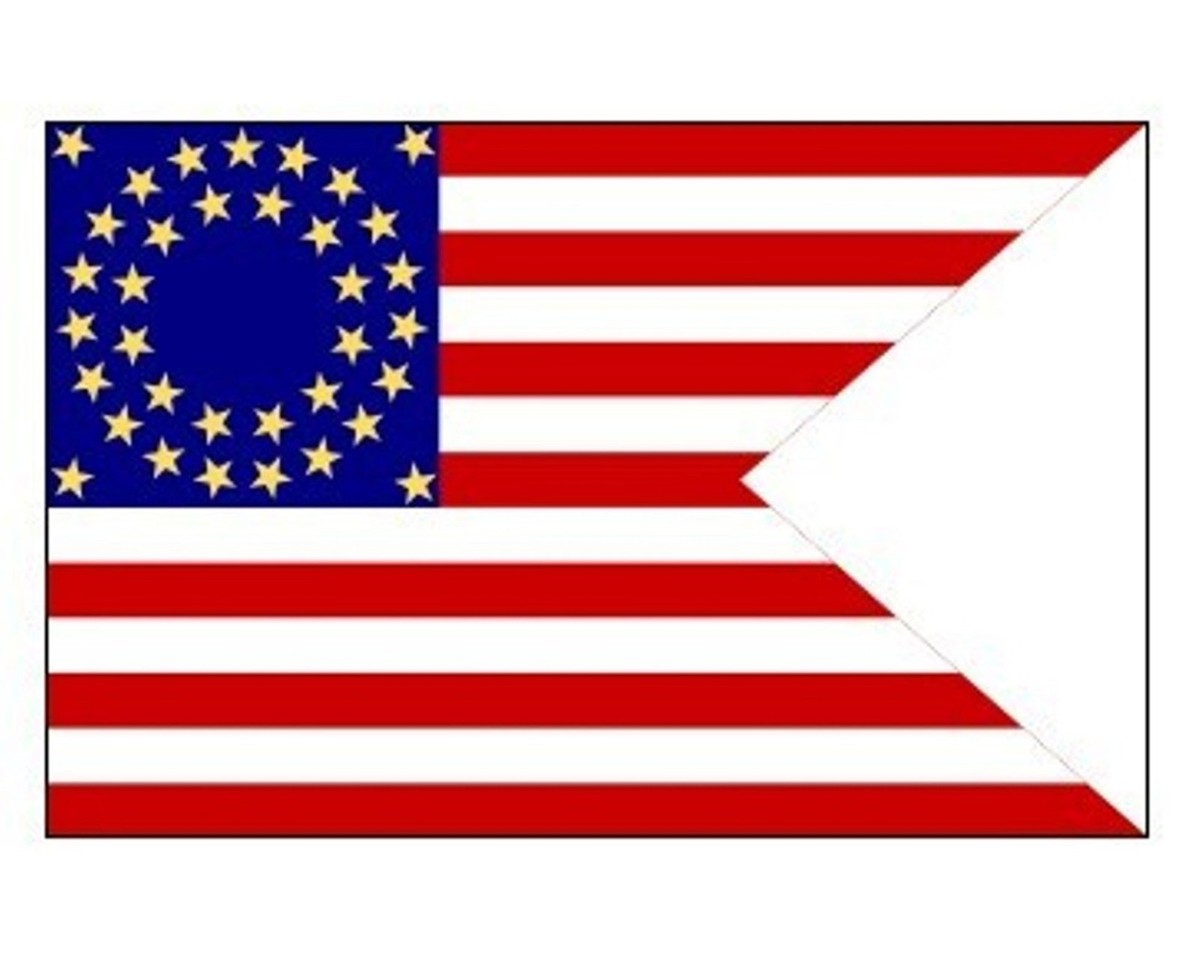 American Civil War Union Cavalry 5x3 Guidon Flag