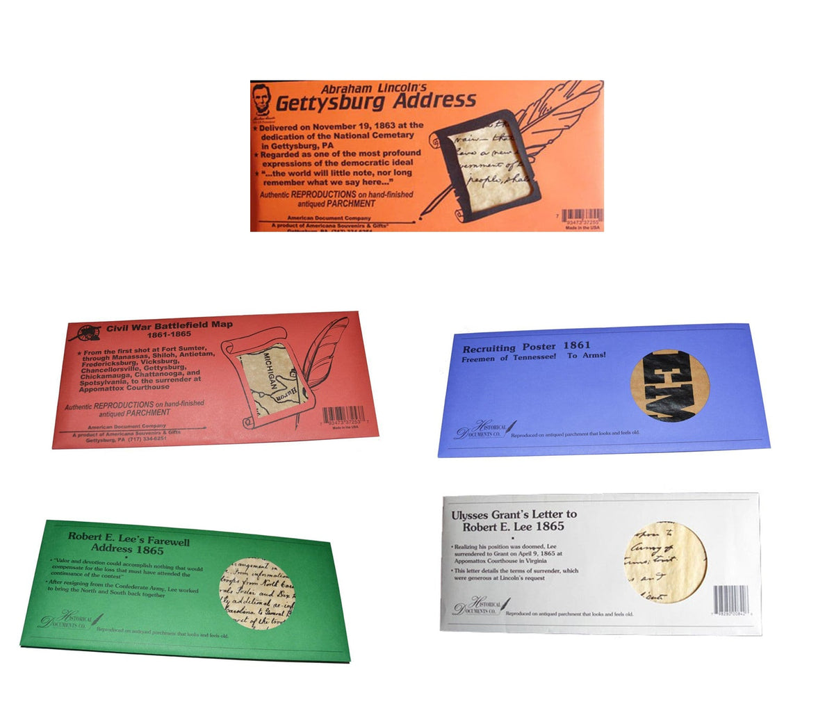 REPLICA PERIOD PARCHMENT POSTERS