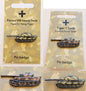 WW2 Eastern Front & D Day German Tiger Panzer Tank 3D Effect Pin Lapel Badges