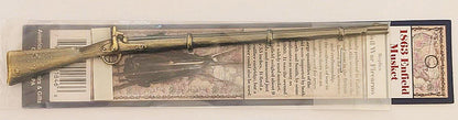 American Civil War Miniature Enfield & Springfield Rifles Metal Models 8 inchs