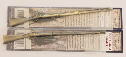 American Civil War Miniature Enfield & Springfield Rifles Metal Models 8 inchs