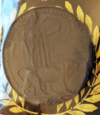 WW1 World War One Great War Replica Small Memorial Plaque Death Penny New Somme