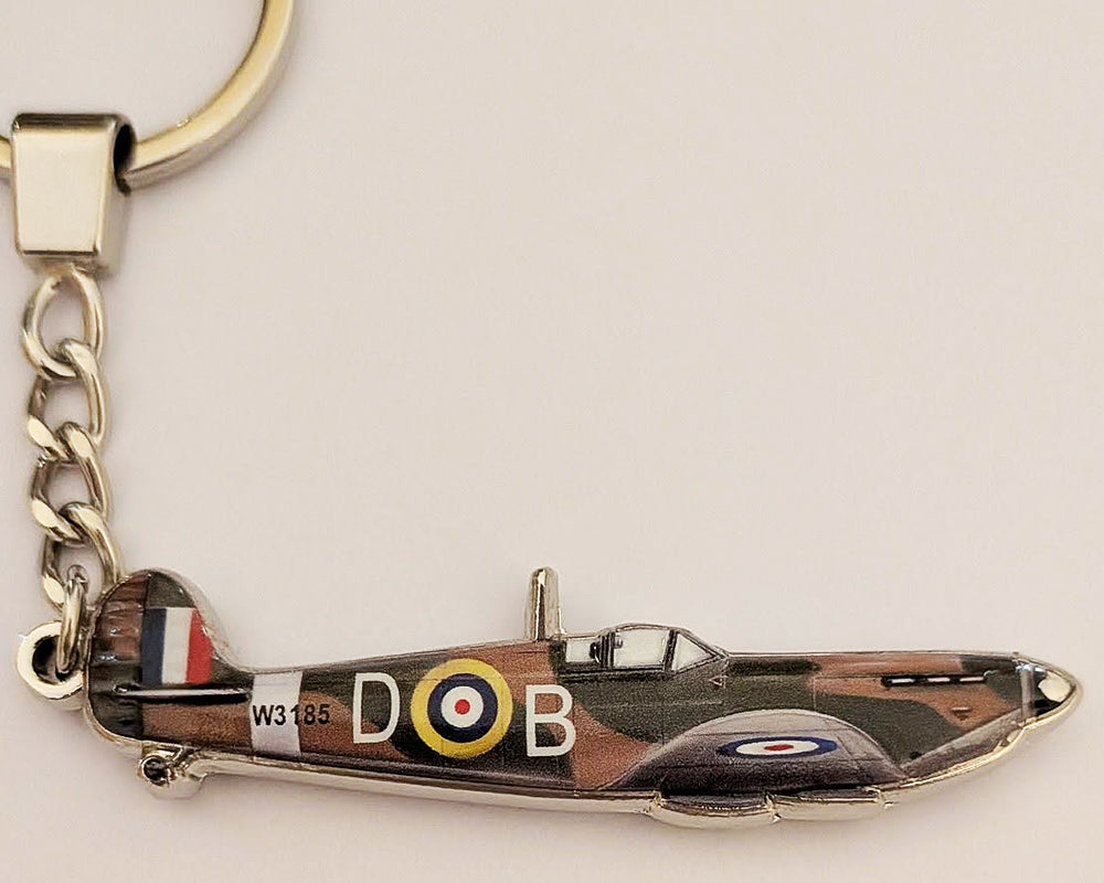 WW2 Patriotic Battle Of Britain RAF Fighters Spitfire Hurricane  Metal Keyrings