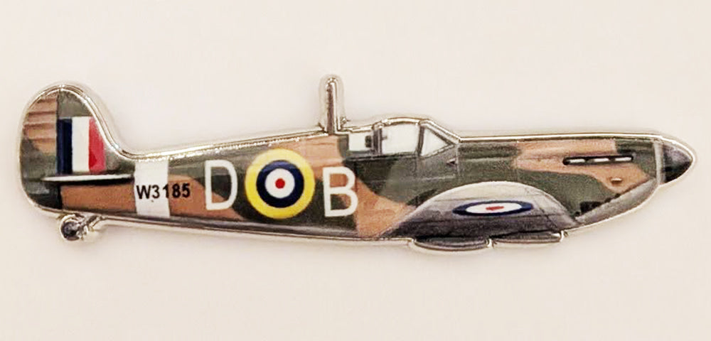 WW2 World War Two Spitfire Aircraft Battle Of Britain 3D Effect Pin Lapel Badge