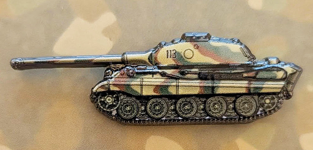 WW2 Eastern Front & D Day German Tiger Panzer Tank 3D Effect Pin Lapel Badges