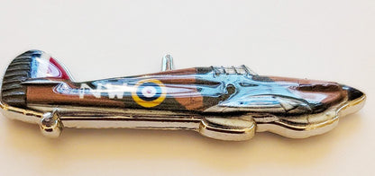 WW2 World War Two Hurricane Aircraft Battle Of Britain 3D Effect Pin Lapel Badge