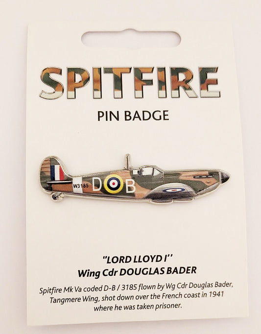 WW2 World War Two Spitfire Aircraft Battle Of Britain 3D Effect Pin Lapel Badge