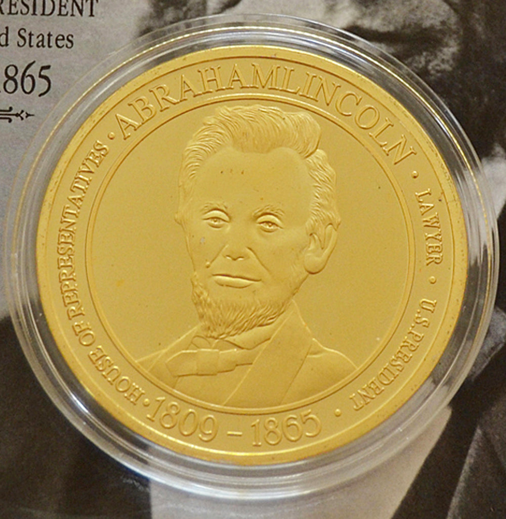 American Civil War Irish Brigade & Abe Lincoln Collectors Coins With Info Card New