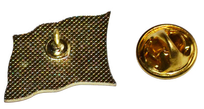 American Civil War Union 35 Star Flying Flag Lapel Pin Badge