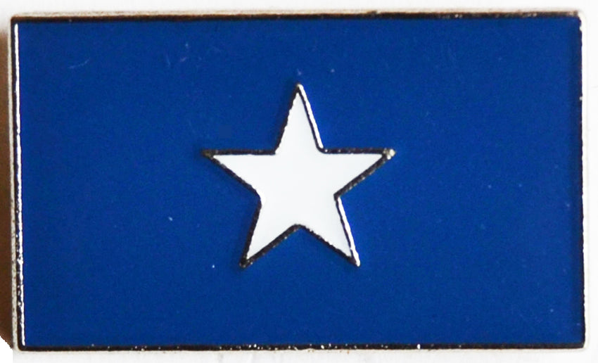 American Civil War Confederate Bonnie Blue Flag Lapel Pin Badge