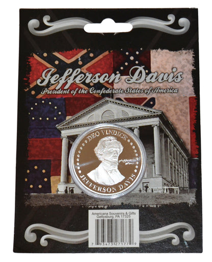 President Jefferson Davis Commemorative Coin In Sealed Wallet (Copy)