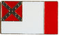 American Civil War Confederate 3rd National Flag Lapel Pin Badge