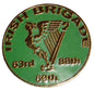 American Civil War Union Irish Brigade Circular Lapel Pin Badge