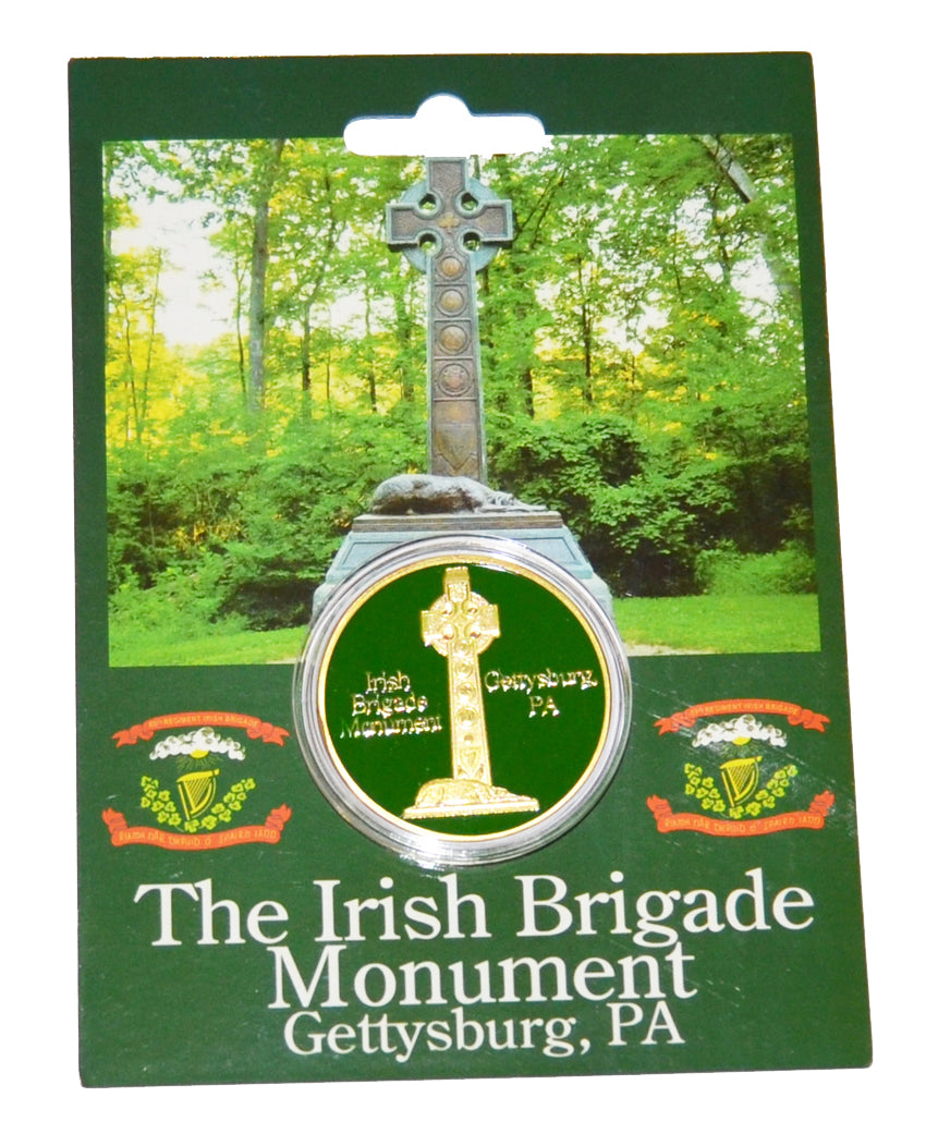 American Civil War Irish Brigade & Abe Lincoln Collectors Coins With Info Card New