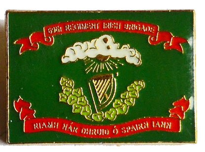 American Civil War Union Irish Brigade Flag Lapel Pin Badge