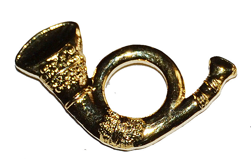 American Civil War Infantry Horn Lapel Pin Badge