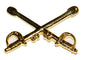 American Civil War Cavalry Crossed Sabres Lapel Pin Badge