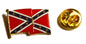 American Civil War Confederate Flying Flag Lapel Pin Badge