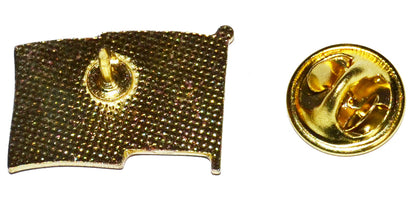 American Civil War Confederate Flying Flag Lapel Pin Badge