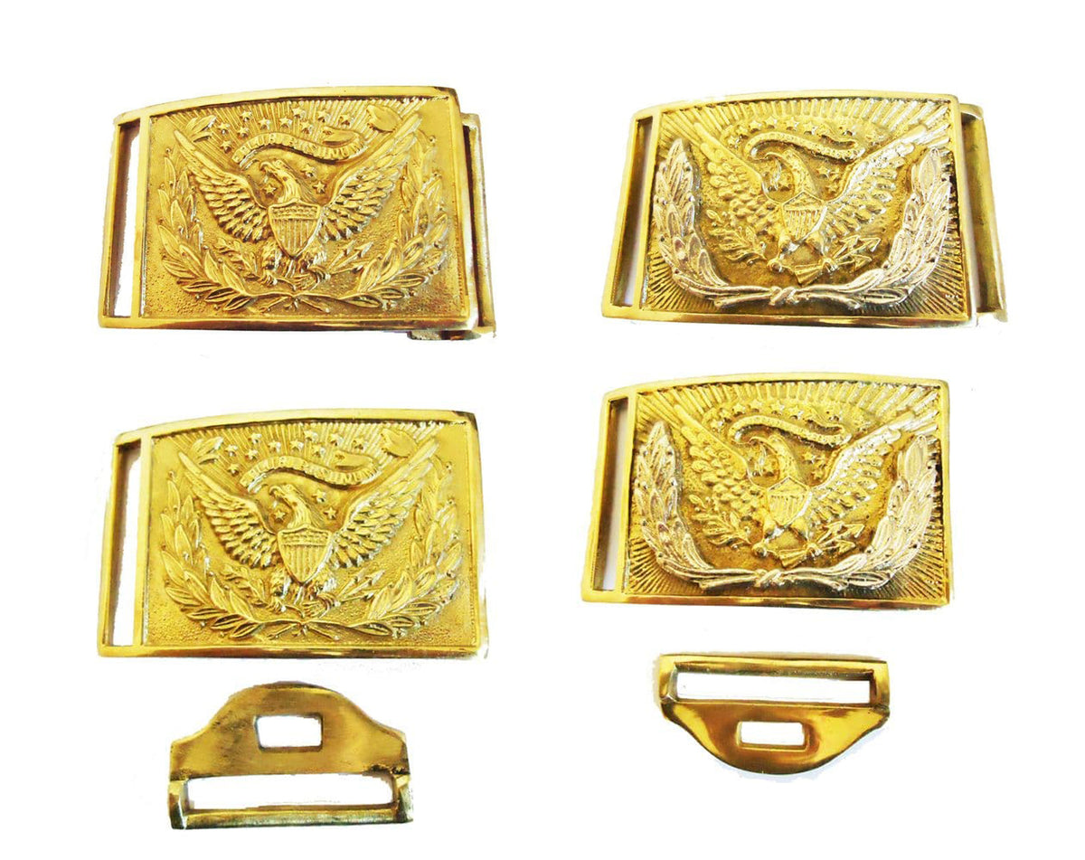 American Civil War ACW Union Square Eagle Design Metal Belt Buckle New Item