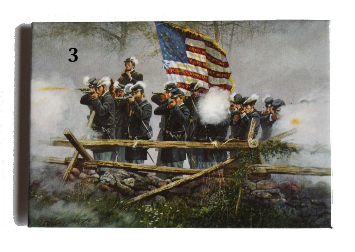 American Civil War Fridge Magnets Union Confederate Various Designs