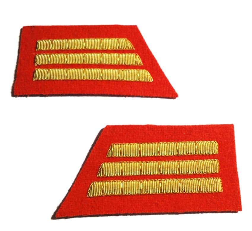 American Civil War Confederate Captain Collar Insignia Patch Sets