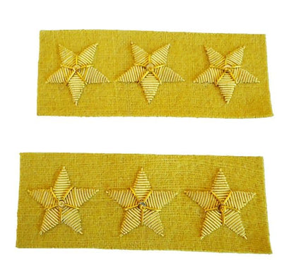 American Civil War Confederate Colonel Collar Insignia Patch Sets