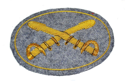 Confederate Hat Or Kepi Gold Braided Badge Various Designs & Sizes