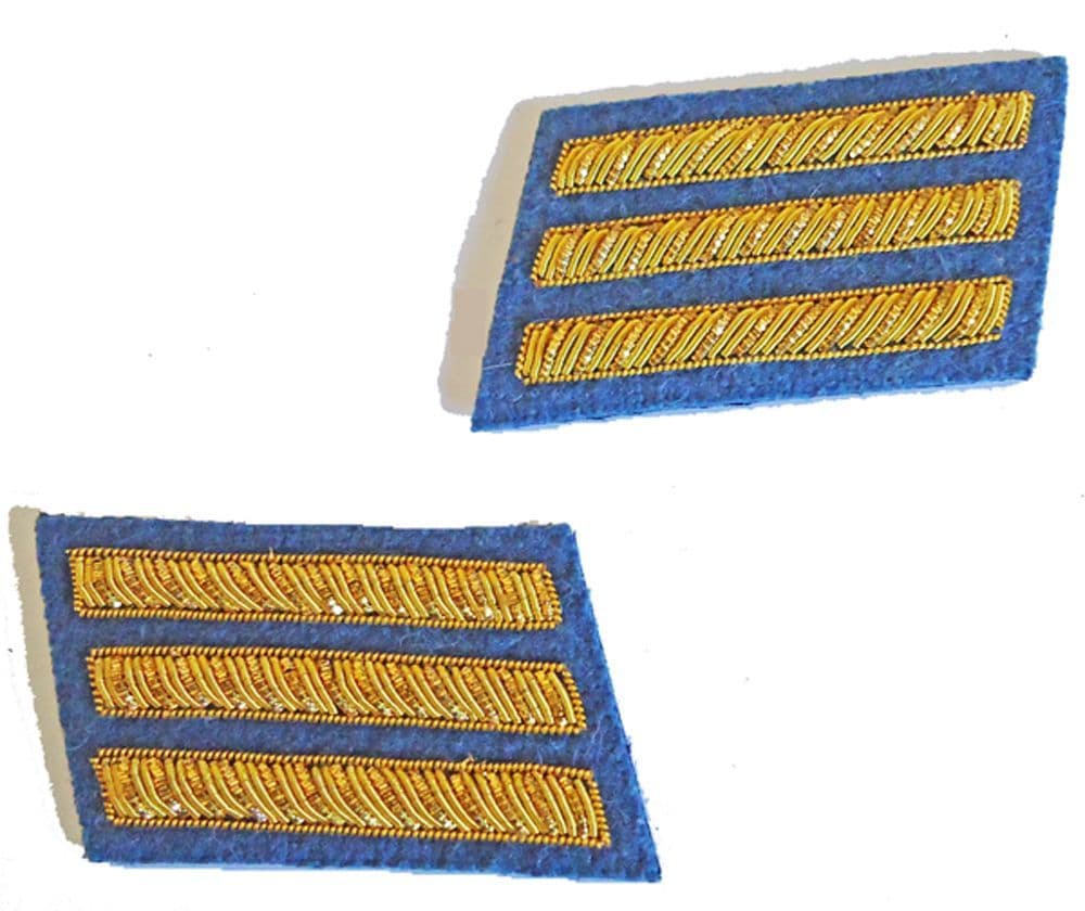 American Civil War Confederate Captain Collar Insignia Patch Sets