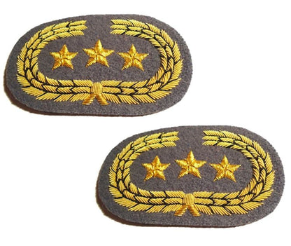American Civil War Confederate General Collar Insignia Patch Sets