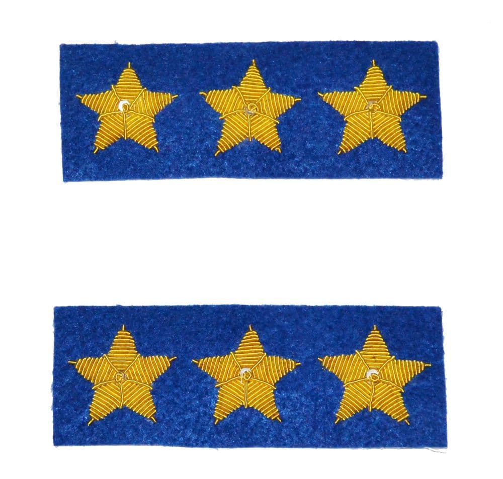 American Civil War Confederate Colonel Collar Insignia Patch Sets
