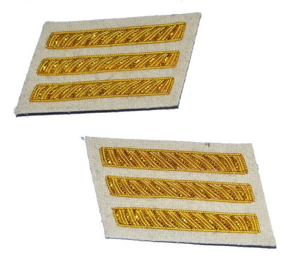 American Civil War Confederate Captain Collar Insignia Patch Sets