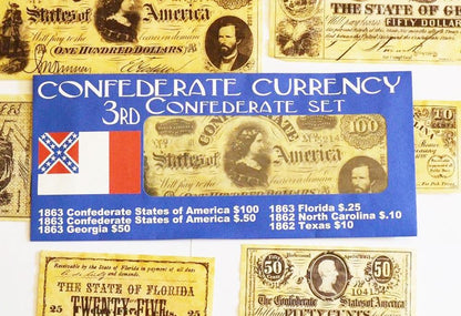 American Civil War ACW Replica Reproduction Confederate Currency Money Sets B