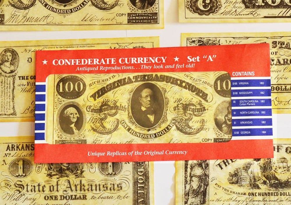 Replica Reproduction Confederate Currency Money Banknotes Sets A