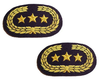 American Civil War Confederate General Collar Insignia Patch Sets