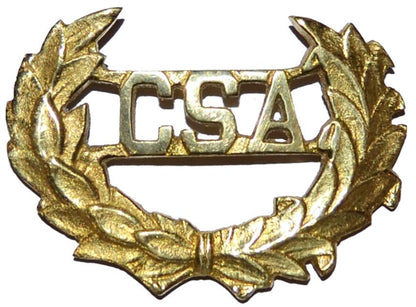 Confederate Hat Or Kepi Gold Braided Badge Various Designs & Sizes