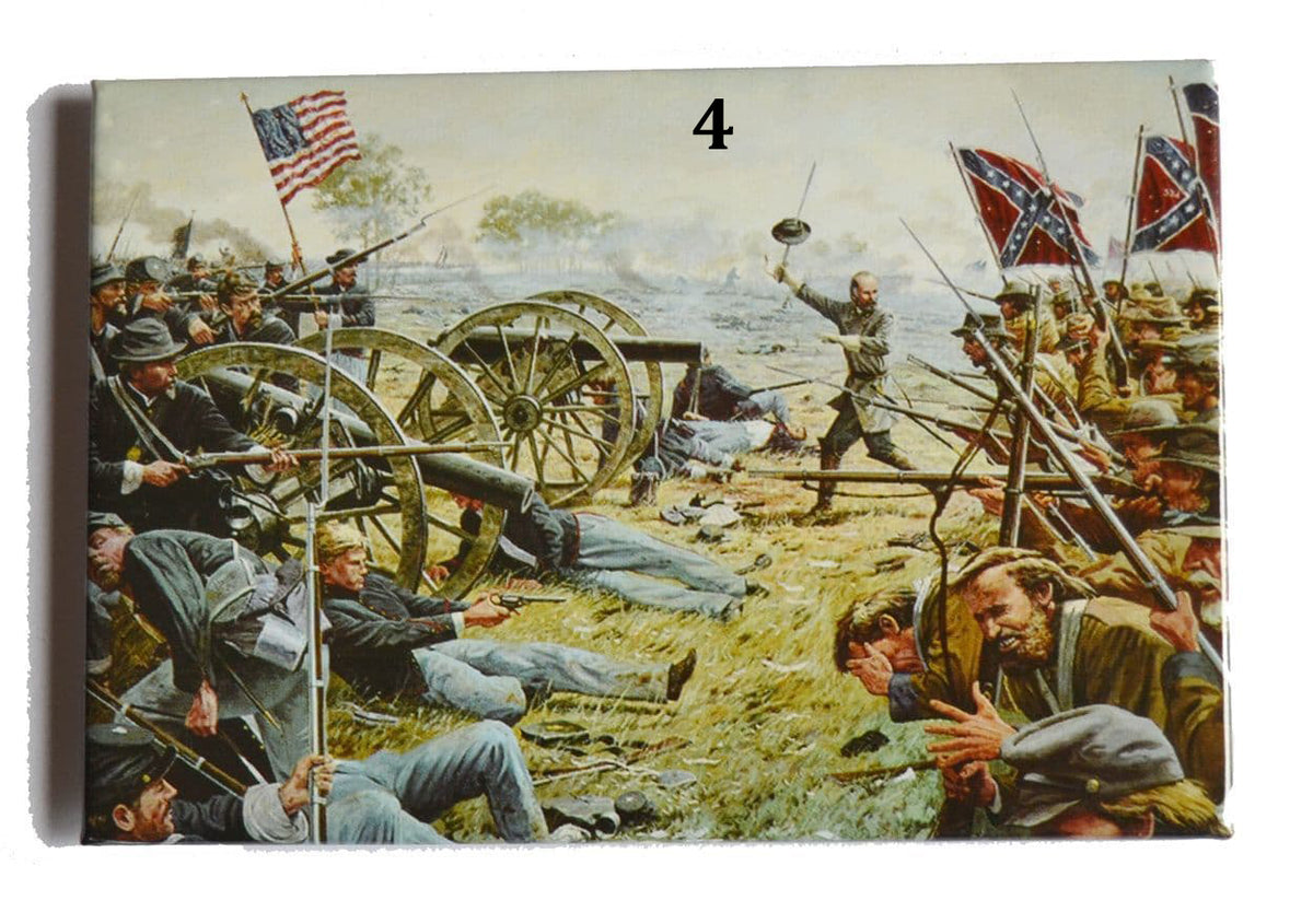 American Civil War Fridge Magnets Union Confederate Various Designs