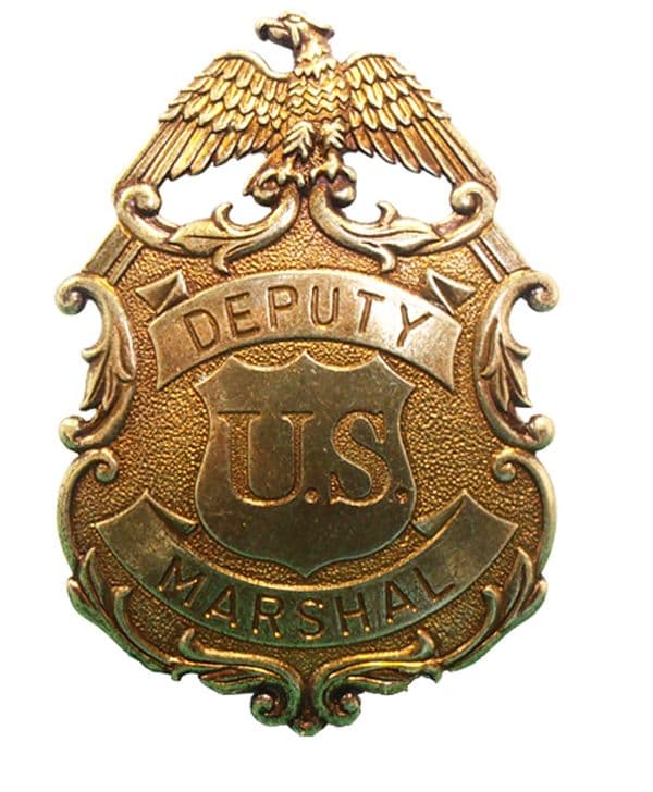 Old West Western Metal Sheriff & Marshall's Badges Various Designs