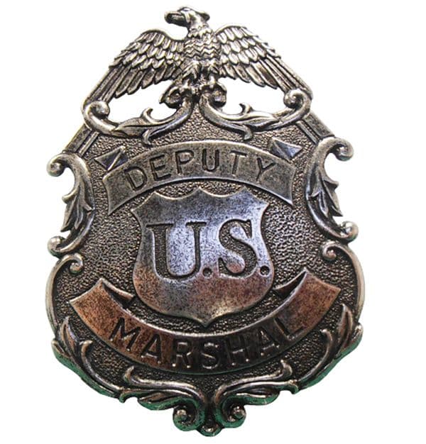 Old West Western Metal Sheriff & Marshall's Badges Various Designs