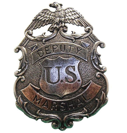 Old West Western Metal Sheriff & Marshall's Badges Various Designs