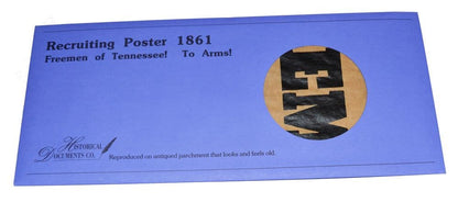 American Civil War Union & Confederate Historic Documents & Recruitment Posters