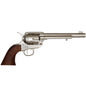 Cavalry Colt Revolver Nickel Finish