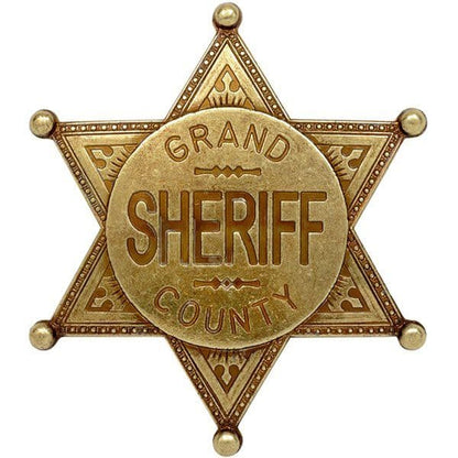 Old West Western Metal Sheriff & Marshall's Badges Various Designs
