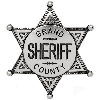 Old West Western Metal Sheriff & Marshall's Badges Various Designs