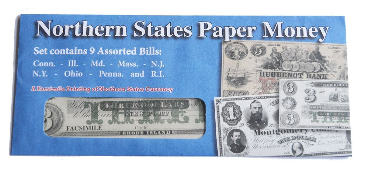 American Civil War ACW Replica Reproduction Union Yankee Currency Money Sets